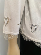 Load image into Gallery viewer, Chanel 06P 2006 Spring White Knit Lace Cardigan FR 44