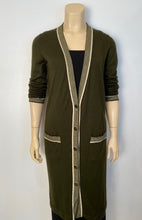 Load image into Gallery viewer, Chanel 2008 Cruise 08C Coco Line Long Cashmere Cardigan cardicoat duster FR 40