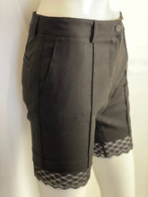 Load image into Gallery viewer, Chanel 2004 Spring, 04P Black Lace Trim Shorts FR 36 US 4