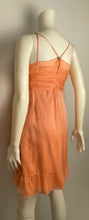 Load image into Gallery viewer, Chanel 07P 2007 Spring Peach Silk mini Dress FR 40