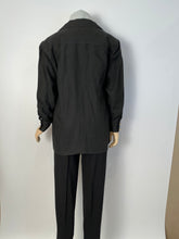 Load image into Gallery viewer, Chanel vintage 80’s/90’s black linen jacket US 4/6/8/10
