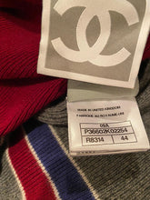 Load image into Gallery viewer, Chanel 09A 2009 Fall Long Sleeve Soft Cashmere Stripes Turtleneck Sweater FR 44 US 8/10