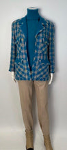 Load image into Gallery viewer, Chanel 07A 2007 Fall Short Sleeve Turquoise Pullover Turtleneck Sweater Top Blouse FR 40 US 6/8