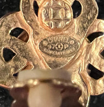 Load image into Gallery viewer, Vintage Chanel 97P 1997 Spring Gold CC Clip on Earrings