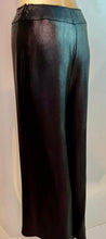 Load image into Gallery viewer, Chanel 00A 2000 Fall Black Shiny Dress Wide Leg Pants FR 38 US 4/6