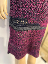 Load image into Gallery viewer, Chanel Raspberry Knit Dress FR 42 US 6/8