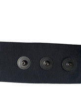 Load image into Gallery viewer, Rare Chanel 06P Black White Camellia Charms Icons Belt