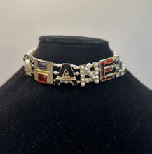 Load image into Gallery viewer, Exquisite New Unworn Chanel 19A 2019 Fall Paris-Egypt Métiers D’ Art Runway CHANEL Letters Pearl Necklace