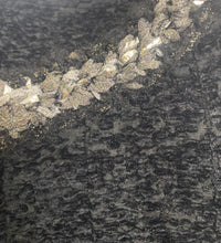 Load image into Gallery viewer, Chanel Textured Black Silver Metallic Skirt Suit FR 42/36 US 6/8