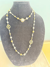 Load image into Gallery viewer, Chanel 16S Long Metal Beaded CC Anchor Necklace