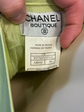 Load image into Gallery viewer, 97P, 1997 Spring Vintage Chanel Boutique Lime Green Jumpsuit Shorts Romper FR 38 US 6/8