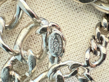 Load image into Gallery viewer, Rare 06C, 2006 Cruise Chanel cursive letters multi strand silver tone belt necklace 38” long