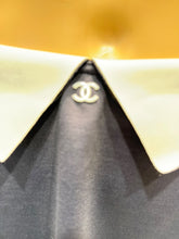 Load image into Gallery viewer, Chanel 03C Black White Skirt or Cape Blouse FR 40