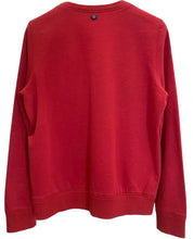 Load image into Gallery viewer, Chanel 17B Red Navy Blue Gabrielle Logo Pullover Sweater FR 46 US 10/12