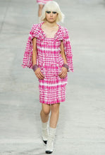 Load image into Gallery viewer, Chanel 14P Runway Pink White Tweed Dress FR 44 US 8/10