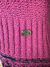 Load image into Gallery viewer, Chanel Raspberry Knit Dress FR 42 US 6/8