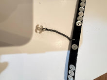Load image into Gallery viewer, Chanel 03P, 2003 Spring extra long black buttons wrap around belt sz 80/32