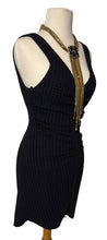 Load image into Gallery viewer, NWT New with Tags Black Chanel Fitted Contour Zip Up Mini Dress FR 40 US 4/6