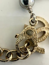Load image into Gallery viewer, Chanel 16S Long Metal Beaded CC Anchor Necklace
