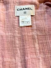 Load image into Gallery viewer, Chanel 12S 2012 Summer Black Metallic Tweed Pink Jacket FR 44 US 8/10