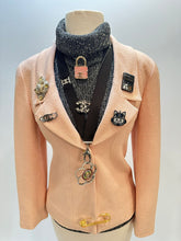 Load image into Gallery viewer, Chanel 2017 17S Resin Emoji Robot Cat Brooch Silver Blue Pin