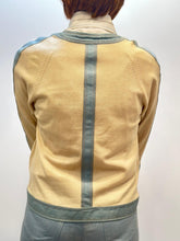Load image into Gallery viewer, Chanel 07P 2007 Spring Ecru and Denim Trim Cardigan FR 40