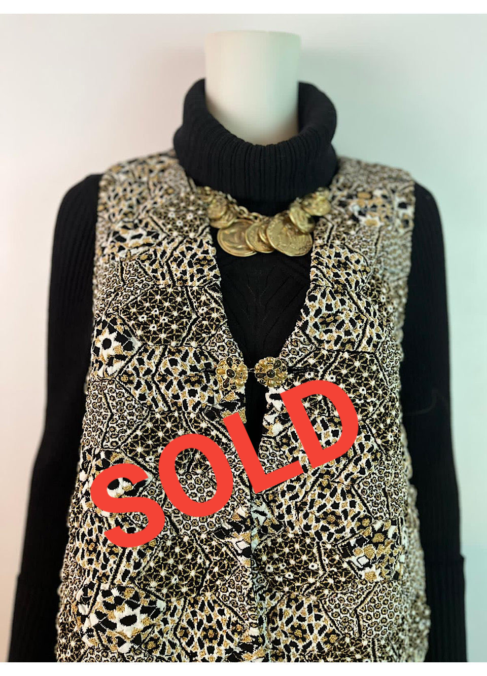 Chanel 15C 2015 Cruise Resort Paris-Dubai Vest FR 38 US 4/6/8