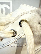 Load image into Gallery viewer, Chanel 09A 2009 Fall Chinchilla fur high top tennis sneakers short boots EU 38