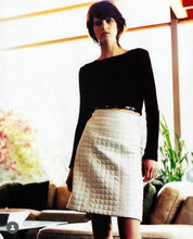 Load image into Gallery viewer, Vintage Chanel Black Sweater Patent Belt at Waist and Wrists FR 34/36 US 4