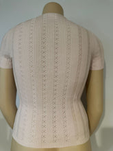 Load image into Gallery viewer, Chanel 05P Stretchy CC Light Pink Top Blouse FR 48 US 12/14