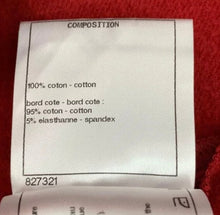 Load image into Gallery viewer, Chanel 17B Red Navy Blue Gabrielle Logo Pullover Sweater FR 46 US 10/12