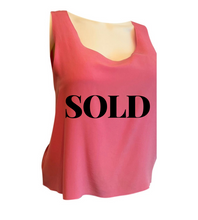 Load image into Gallery viewer, Chanel 01C 2001 Cruise Pink Silk Shell Blouse FR 42 US 8/10