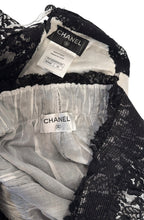 Load image into Gallery viewer, Chanel 14C Runway Black Lace Shorts &amp; Blouse Set FR 42 US 6/8