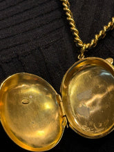 Load image into Gallery viewer, Rare 95A Vintage Chanel Gold Plated Locket Pill Case Necklace
