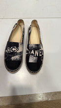 Load image into Gallery viewer, Chanel 20P Graffiti Grosgrain Espadrilles EU 37 US 6/6.5