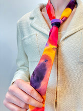 Load image into Gallery viewer, Chanel 15P 2015 Spring Runway Watercolor Necktie