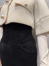 Load image into Gallery viewer, Chanel 13P Runway Black High Waisted Mesh Pants FR 38