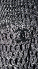 Load image into Gallery viewer, Chanel 13P Runway Black High Waisted Mesh Pants FR 38