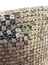 Load image into Gallery viewer, Chanel 02A 2002 Fall Runway black sequin skirt FR 40