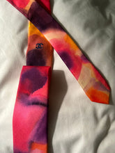 Load image into Gallery viewer, Chanel 15P 2015 Spring Runway Watercolor Necktie