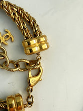 Load image into Gallery viewer, Chanel 19A 2019 Fall Paris Egypt Nile Collection Long Gold Rope Necklace Belt with Stones