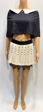 Load image into Gallery viewer, Chanel 03C Black White Skirt or Cape Blouse FR 40