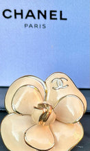 Load image into Gallery viewer, Chanel 08P 2008 Spring Pink Enamel Camellia Ring Size 6.5