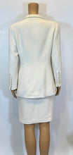 Load image into Gallery viewer, Vintage Chanel 95P Barbie Runway Ivory Patent Trim Skirt Suit FR 42 US 4/6
