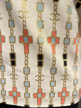 Load image into Gallery viewer, Chanel 07C Neoprene CC Logo Camisole Blouse FR 34