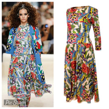 Load image into Gallery viewer, Chanel 15C 2015 Cruise Paris Dubai Long Floral Summer Dress FR 38 US 4