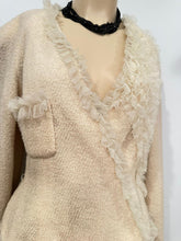 Load image into Gallery viewer, Very Rare Chanel 02C 2002 Cruise Resort Rows of Voile Ruffle Jacket Blazer FR 38 US 4/6