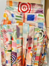Load image into Gallery viewer, Chanel 19P 2019 Spring Runway Umbrella Motif Silk Multicolor Pleated Skirt FR 42 US 6