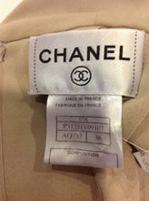 Load image into Gallery viewer, Chanel 07A 2007 Fall Autumn short sleeve blush beige dress FR 38 US 4