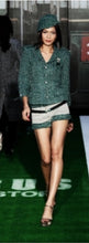 Load image into Gallery viewer, Chanel 06C Cruise Resort Green Tweed wool knit Jacket Blazer FR 38 US 6